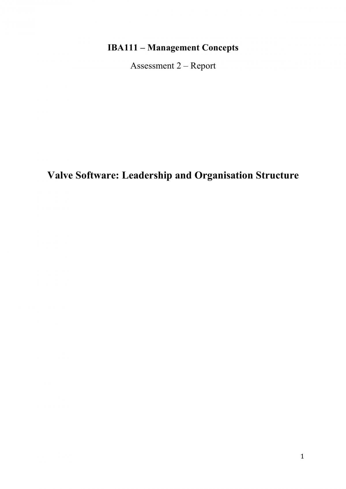 IBA111 - Assessment 2 - Page 1