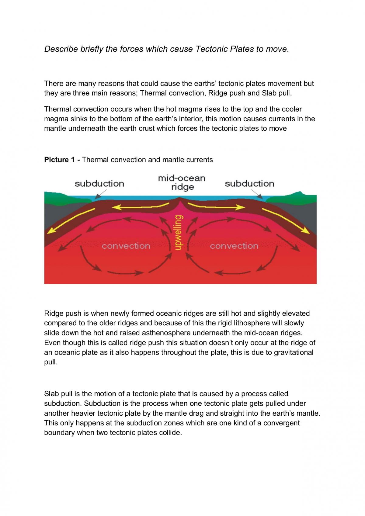 Tectonic plates and rocks - Page 1