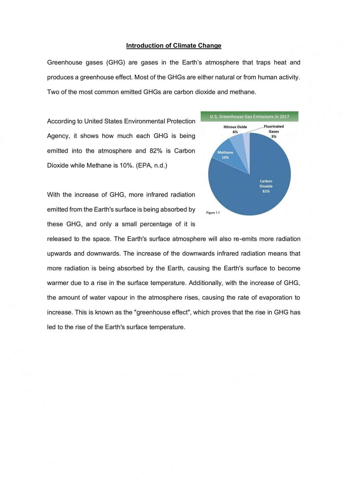 Climate Change Report - Page 1