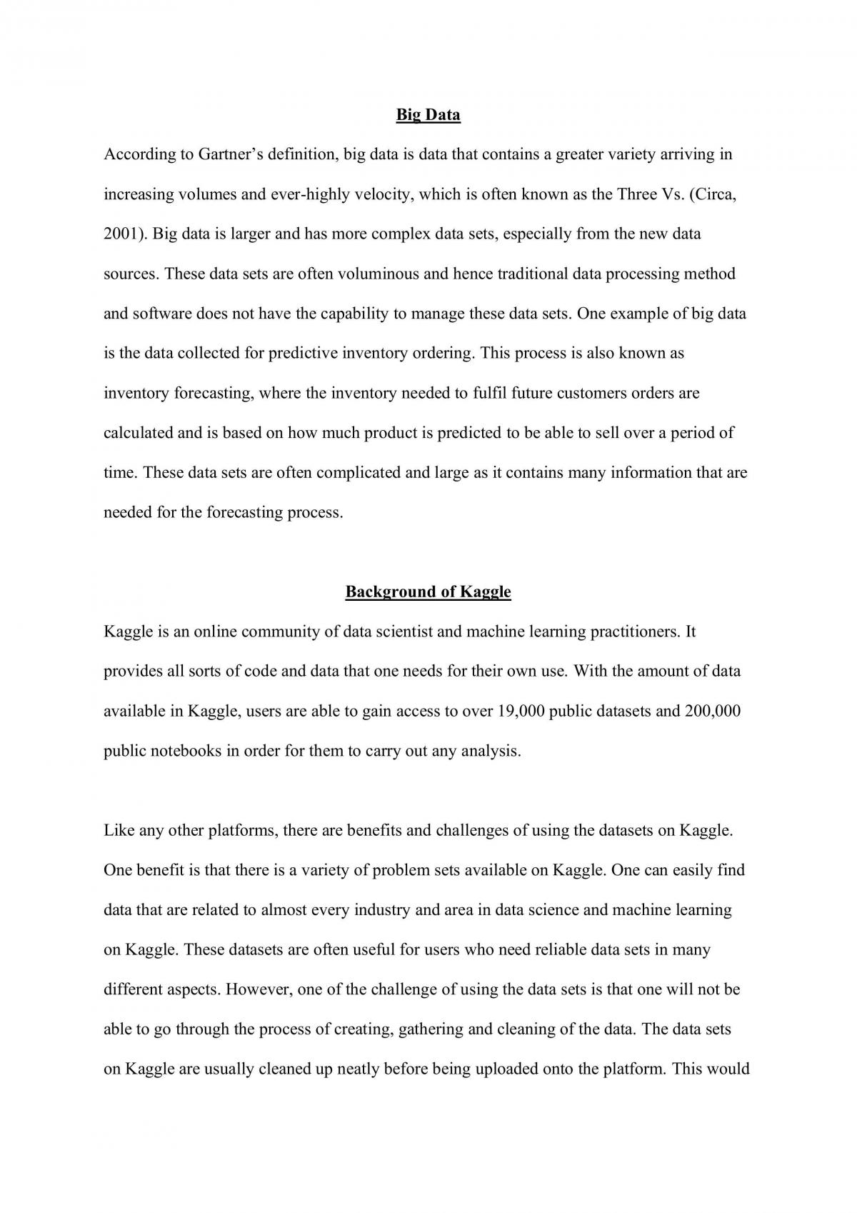 ANL203 Report 01 - Kaggle - Page 1