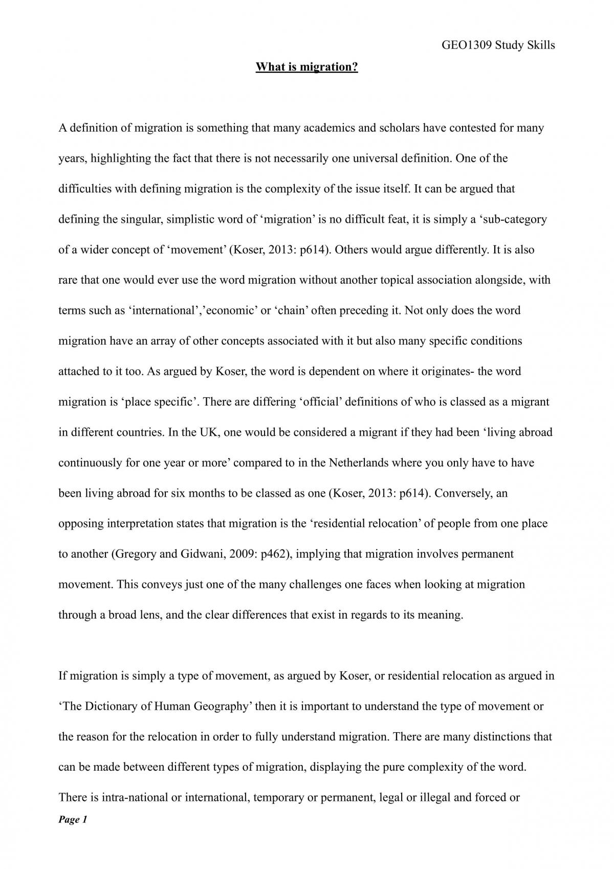 What is migration?  - Page 1