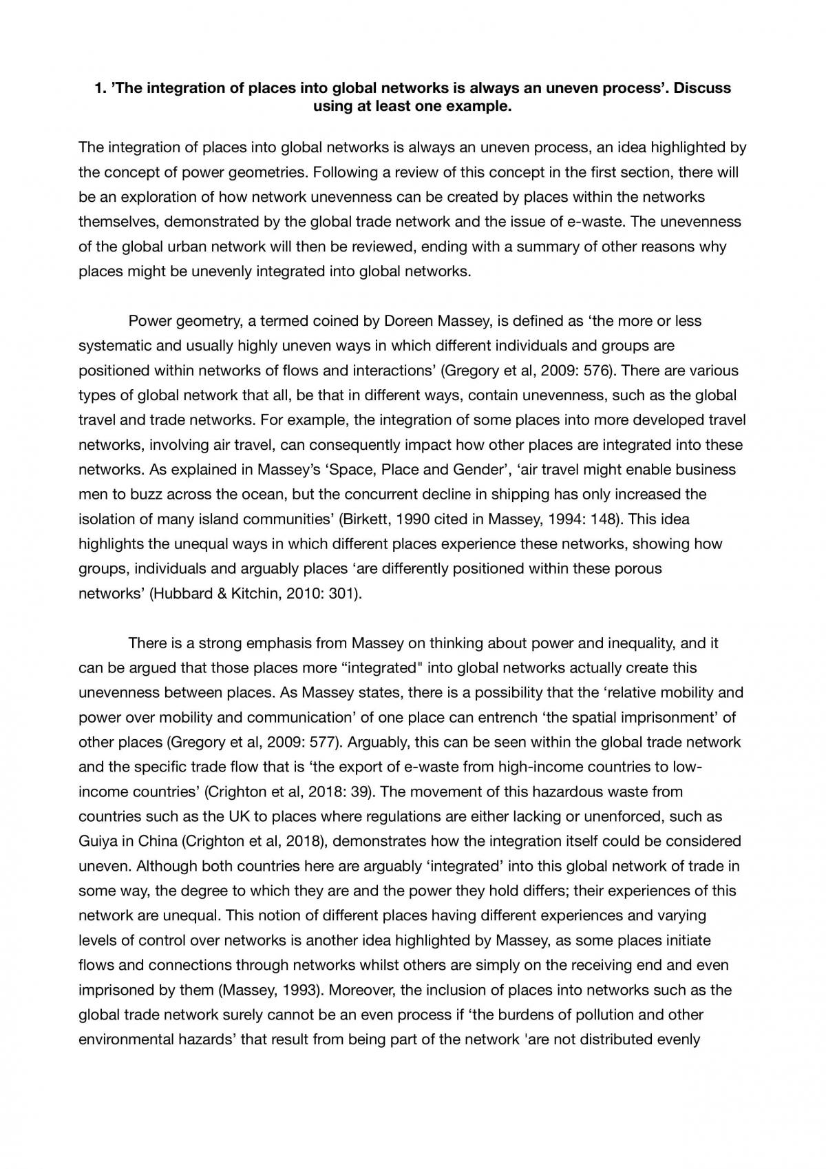 Essays on global networks & flows  - Page 1