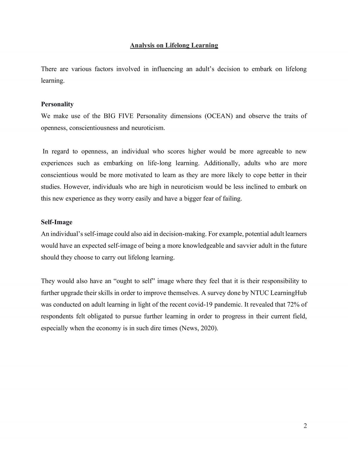 MKT351 - Report on Online Learning Platforms  - Page 1