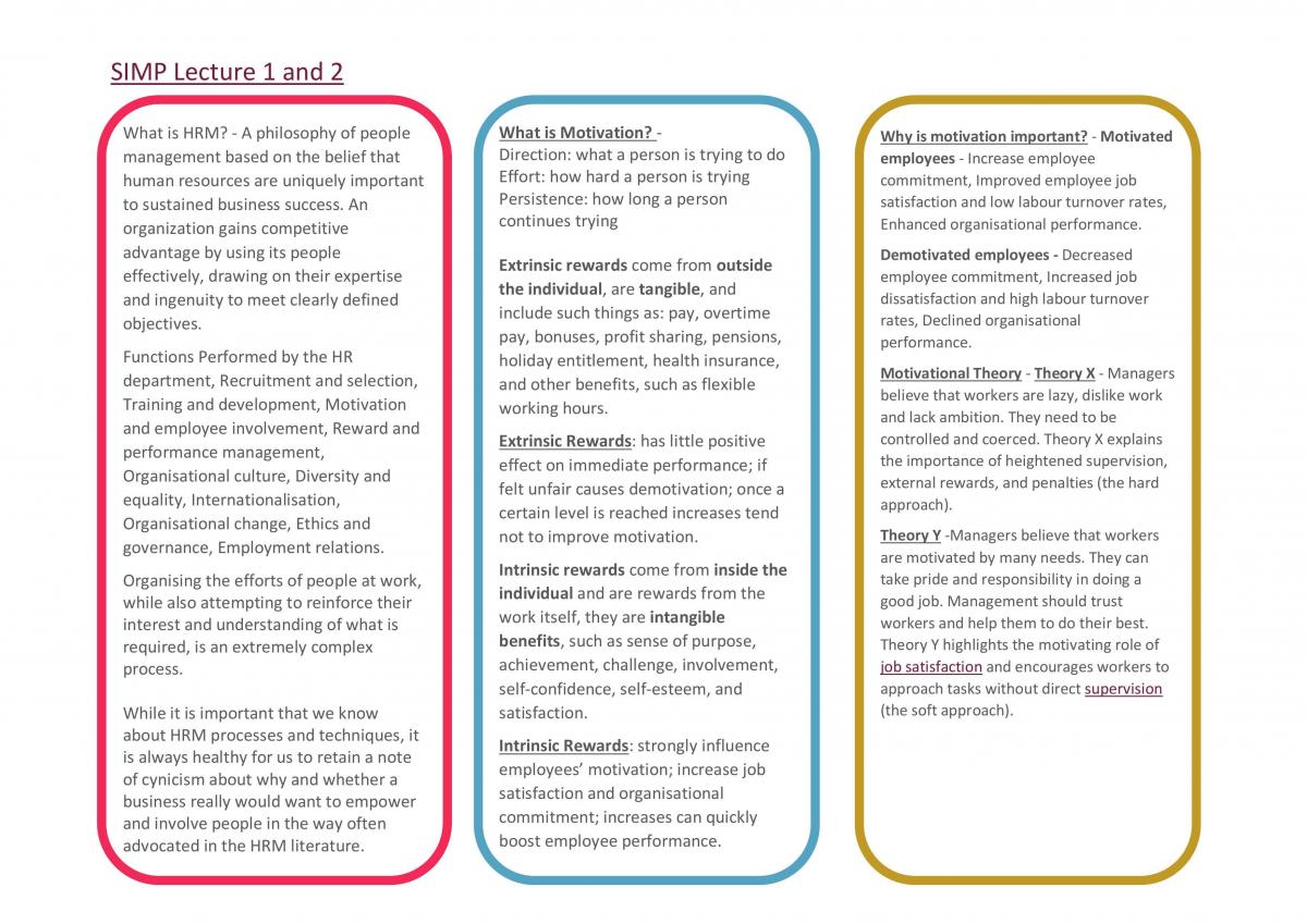 Solving International Management Problems Complete notes - Page 1