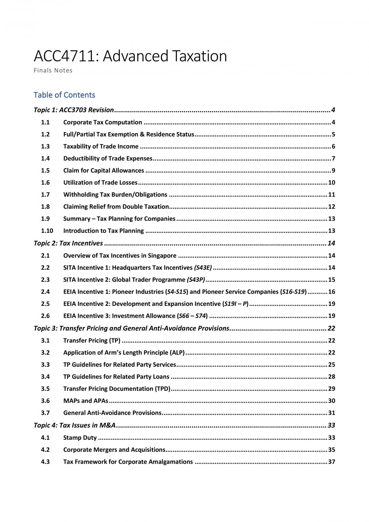 Advanced Taxation Finals Notes - Page 1