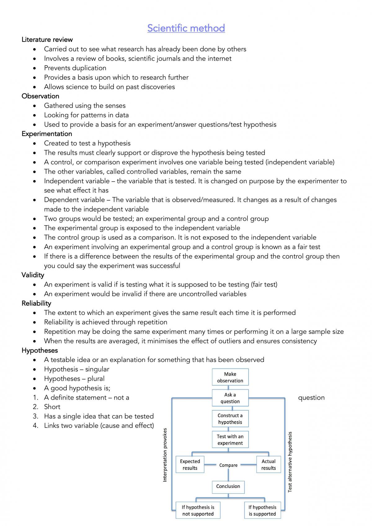 Year 11 Human Biology Complete Notes - Page 1