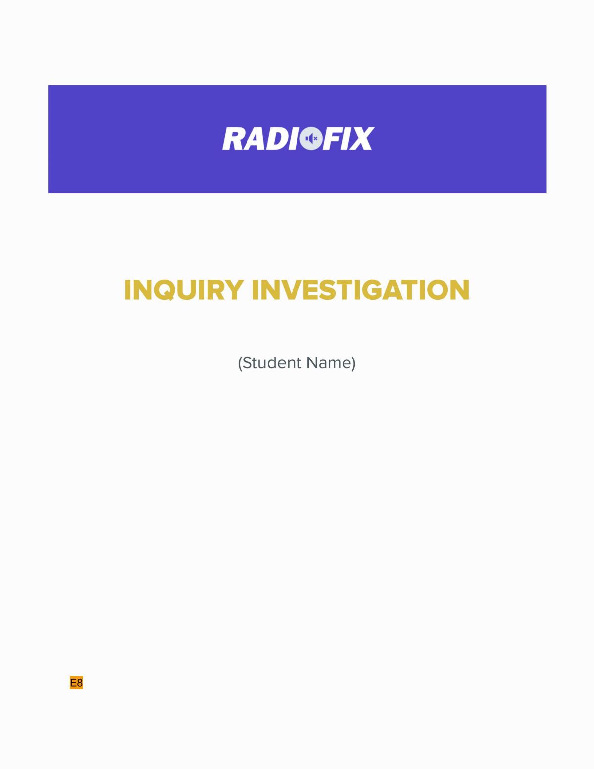 (ICT) 2.1- AS91890  conduct an Inquiry to propose a Digital Technologies Outcome	 - Page 1