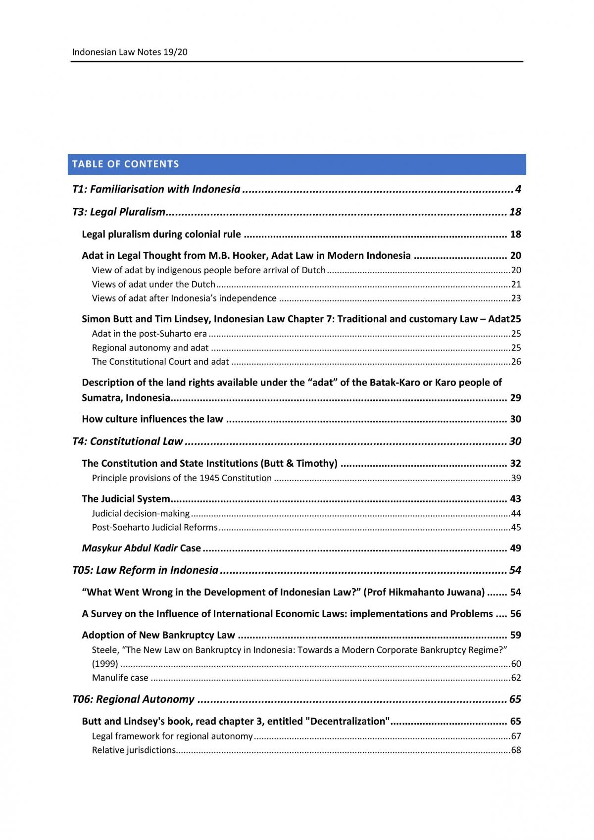 Indonesian Law Notes - Page 1