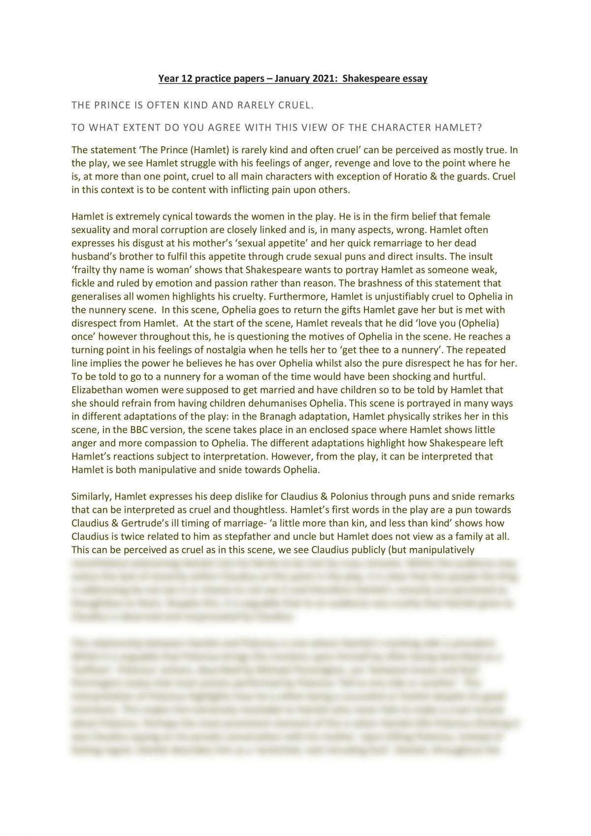 hamlet essay topics pdf