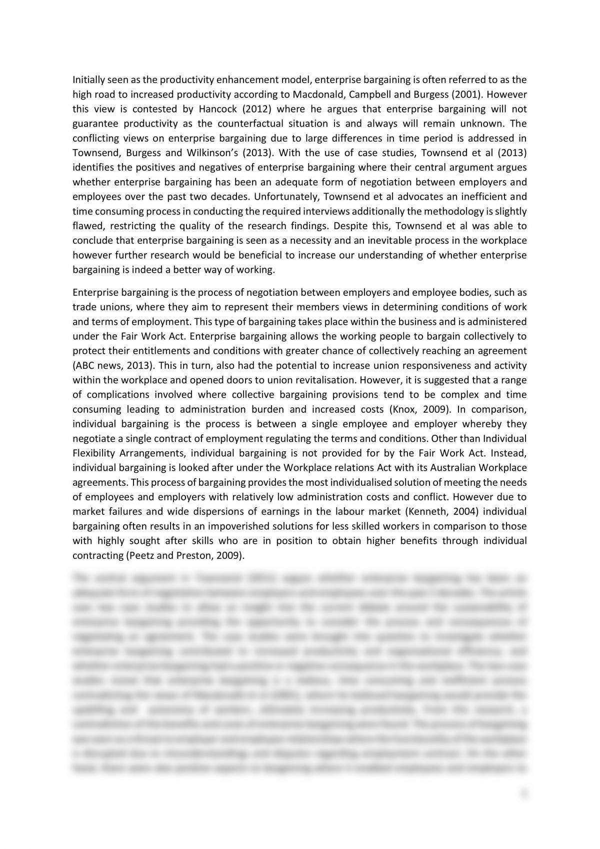 WORK1003 long essay - Page 1