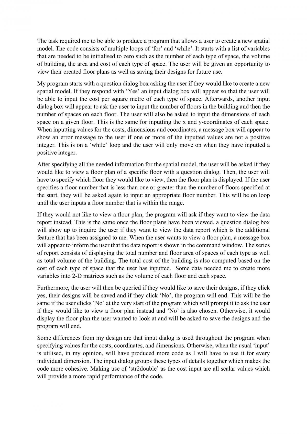 Computing 1 Evaluation Report - Page 1
