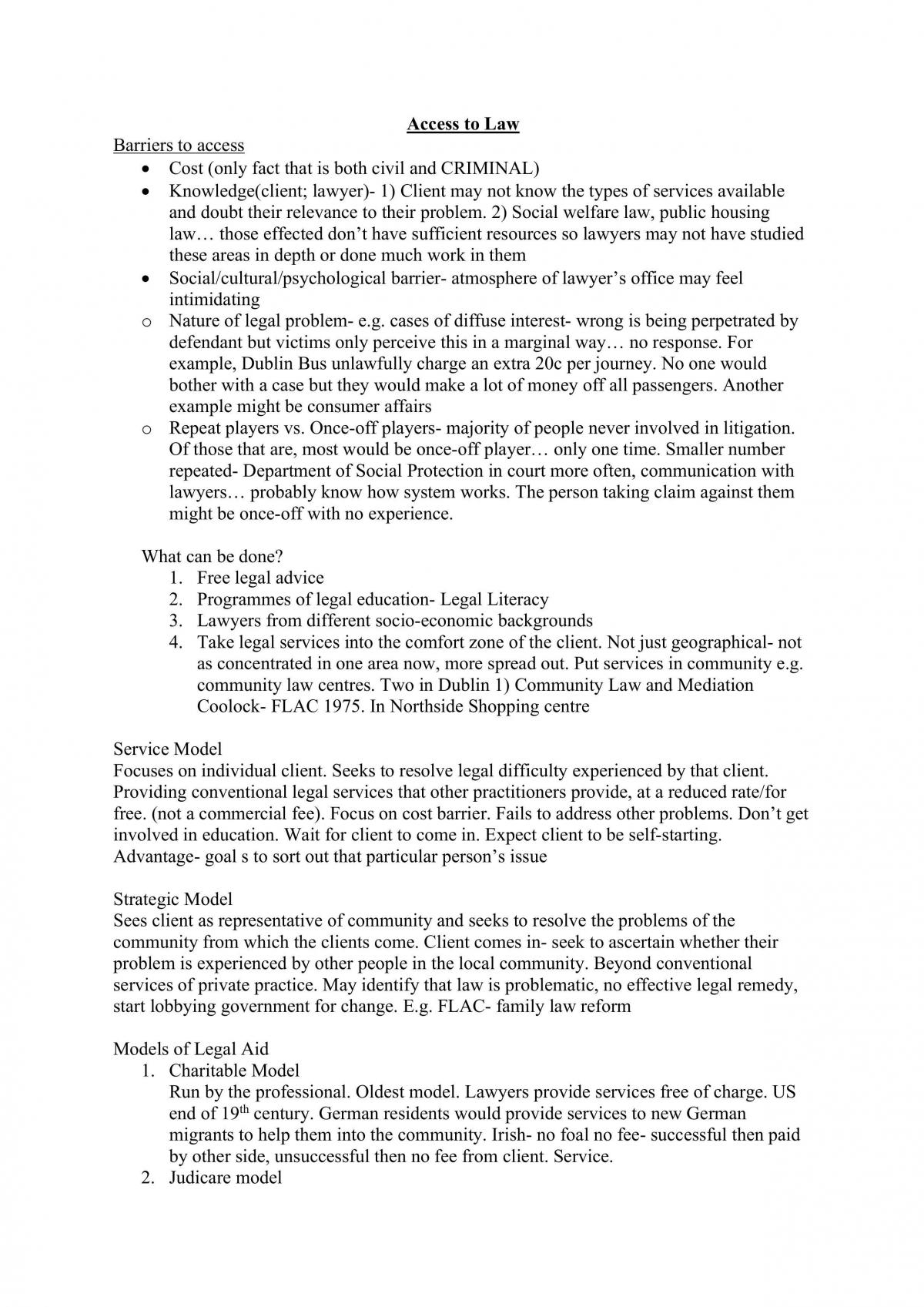 Foundations of Law Notes - Page 1