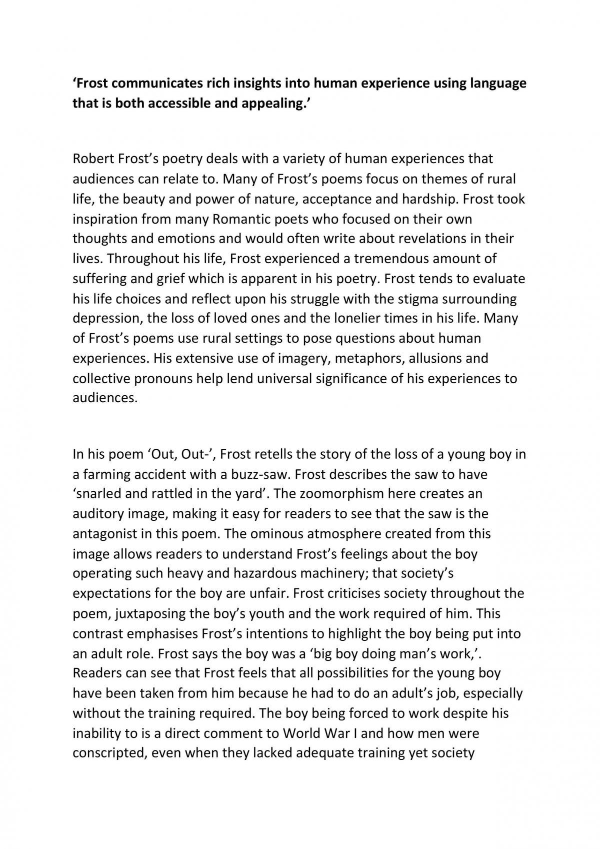 Robert Frost Poetry - Page 1