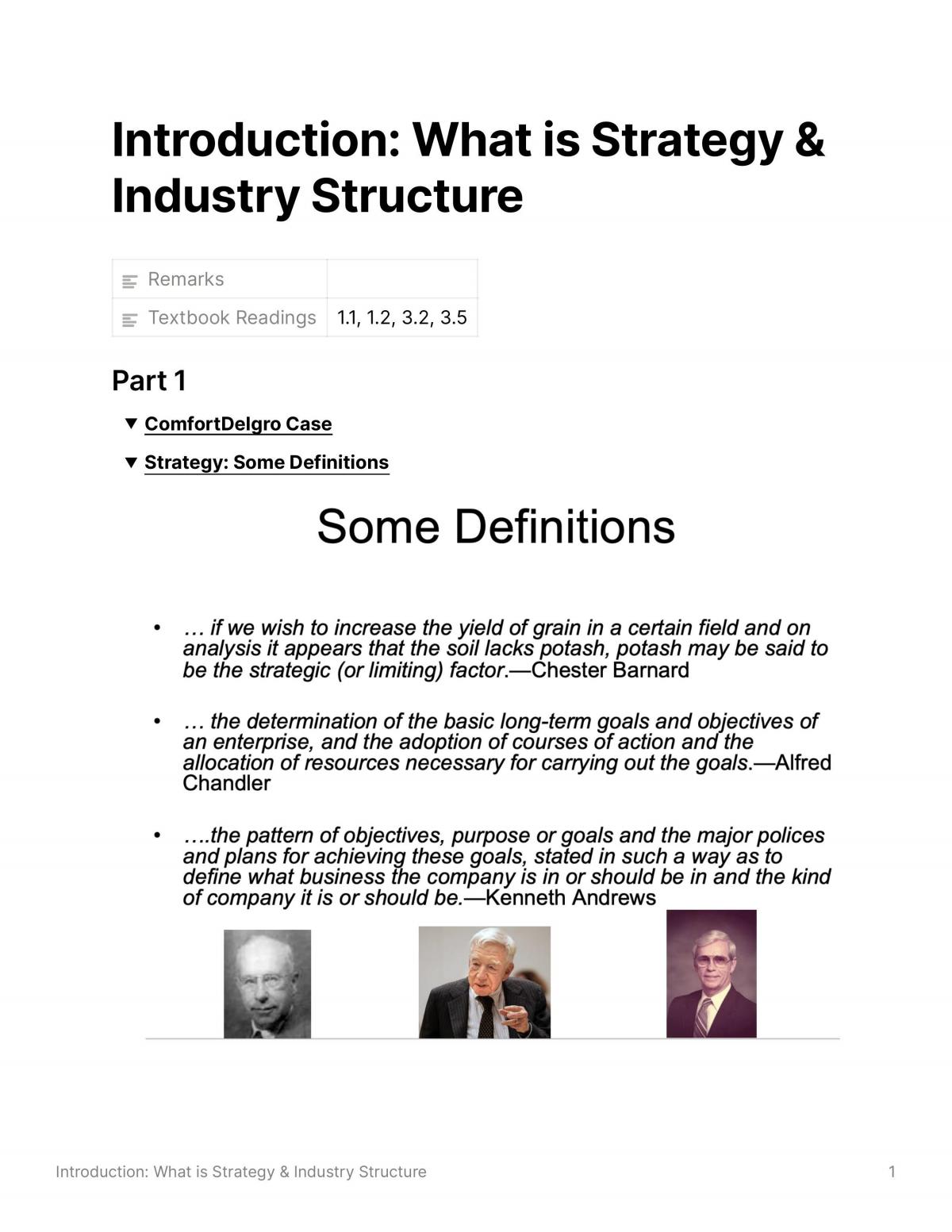 Strategy Complete Notes - Page 1