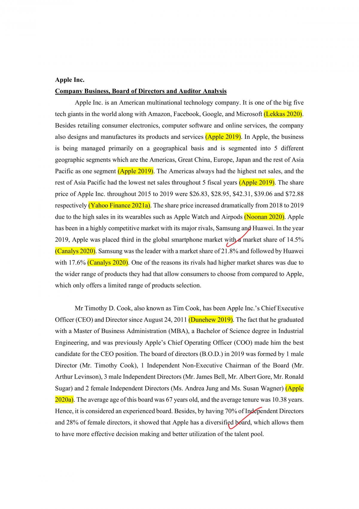 Risk Management Analysis - Page 1