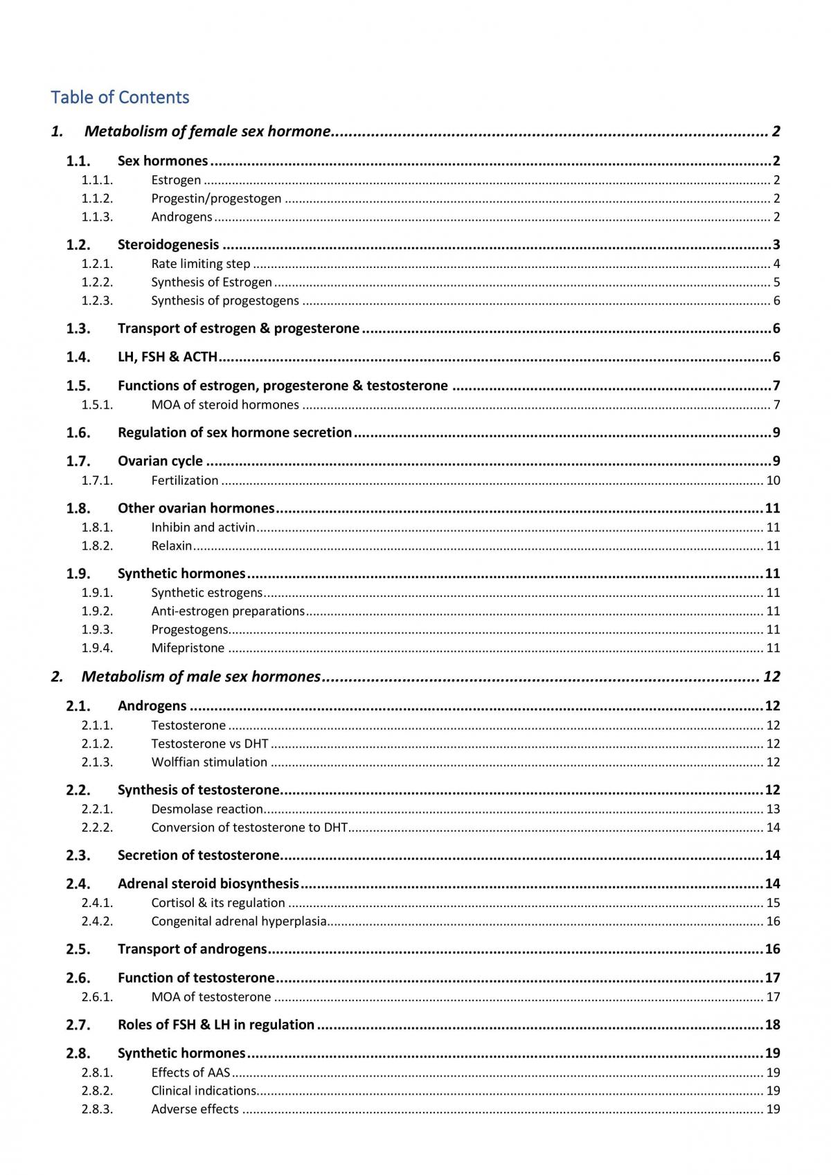 RPD Biochemistry - Page 1