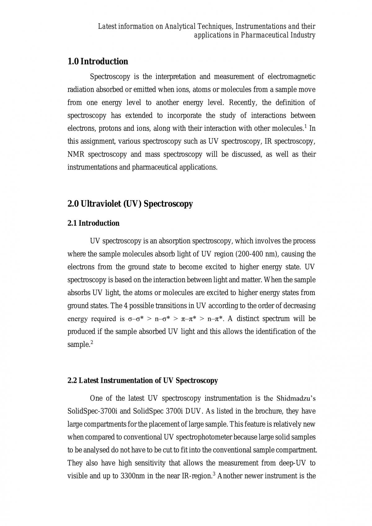 Latest Information on Analytical Techniques, Instrumentation and their Applications  - Page 1