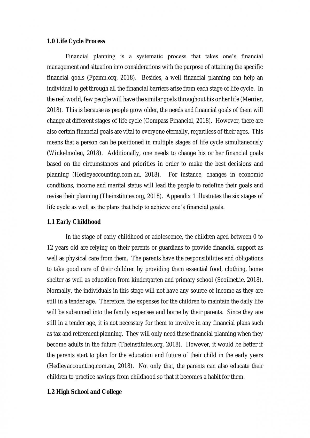 Life Cycle Process - Page 1