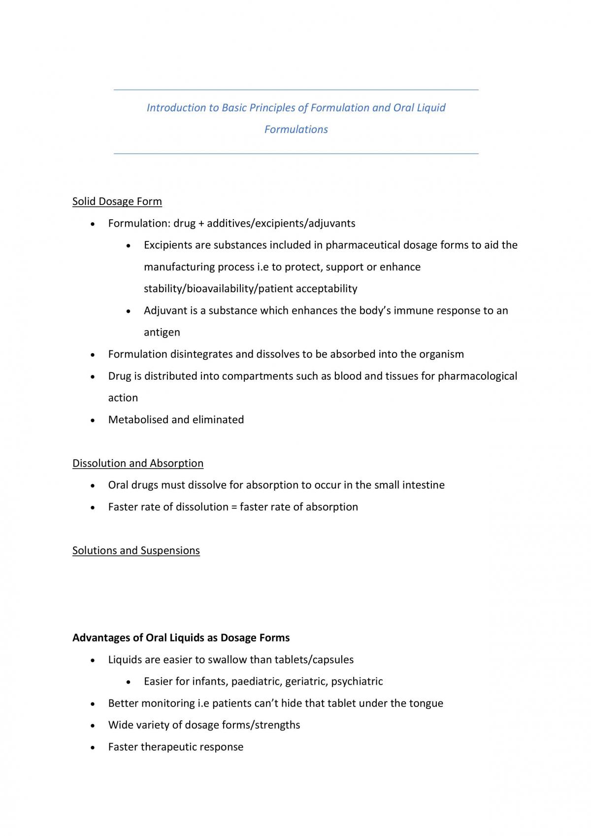 Introduction to Pharmaceutics and Formulation, including Mathematical Methods and Pharmaceutical Calculations - Page 1