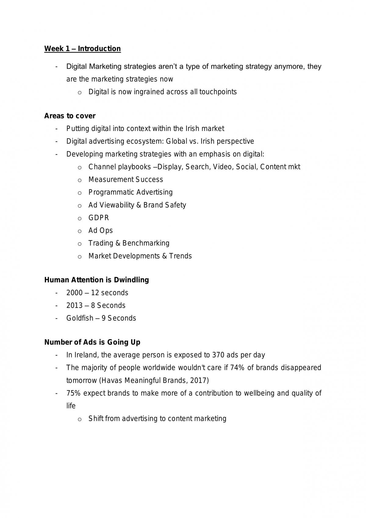 Digital marketing notes - Page 1