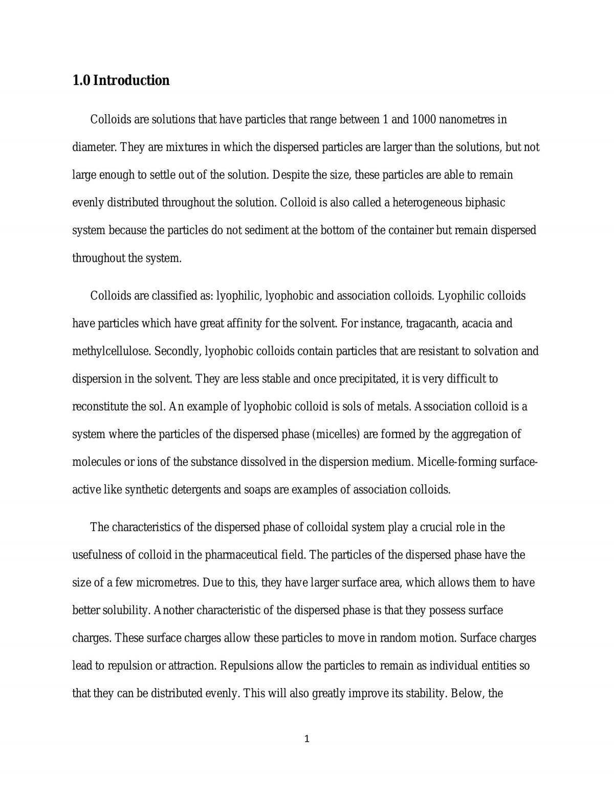 Colloids - Page 1