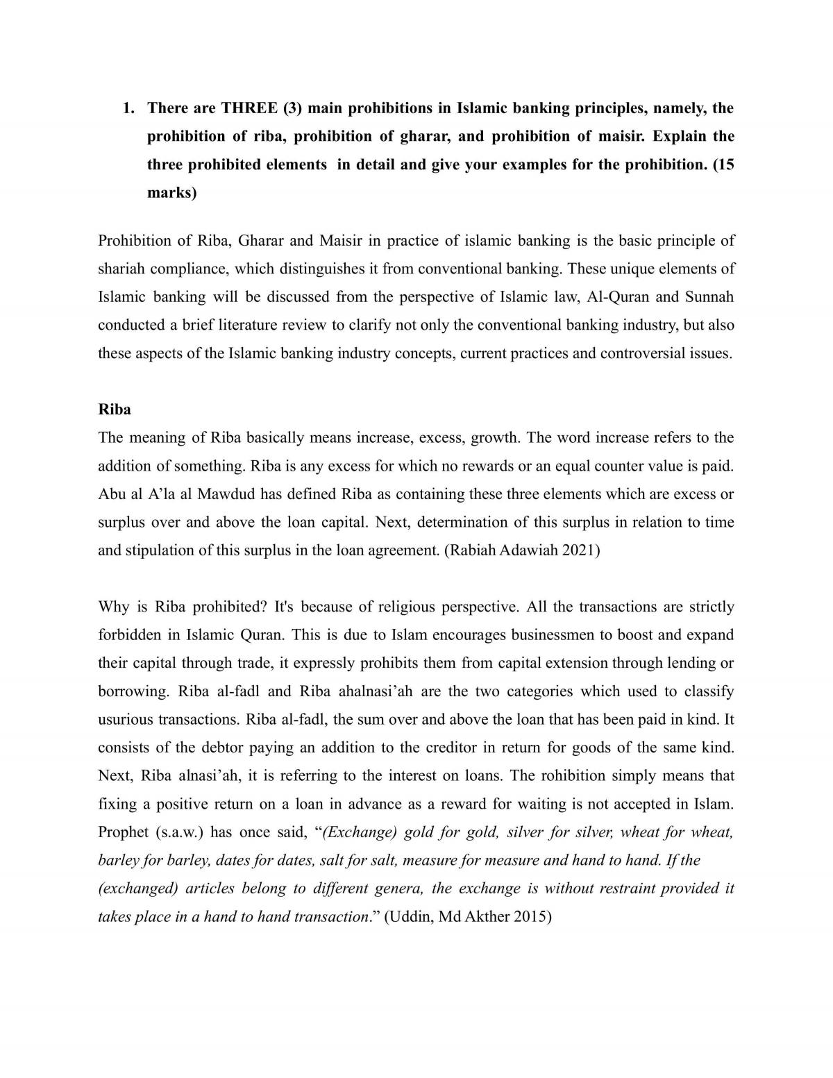 Islamic Banking Project - Page 1