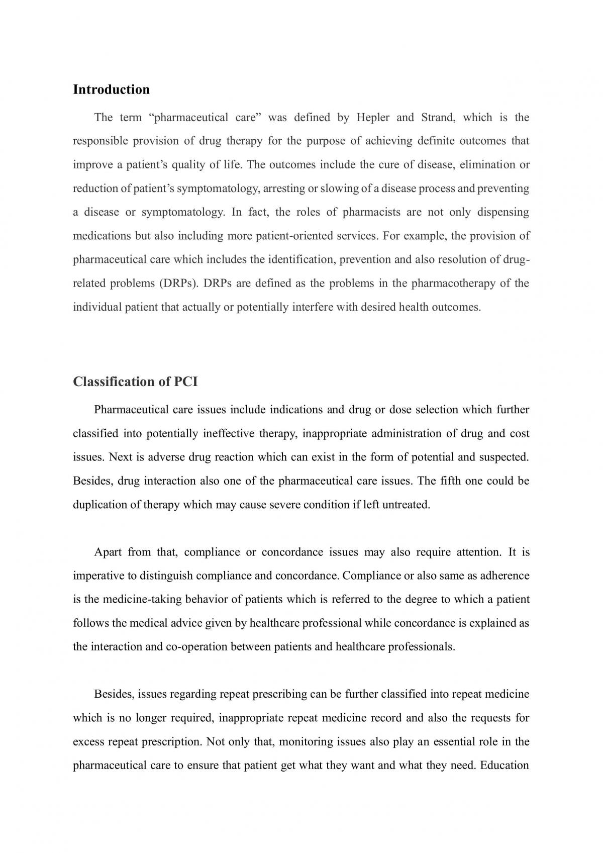 Pharmaceutical Care Issues - Page 1