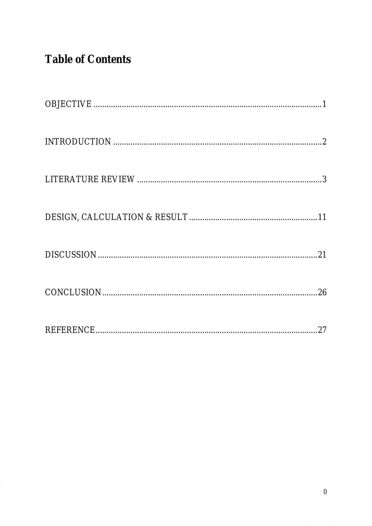 Hydraulics Project - Page 1