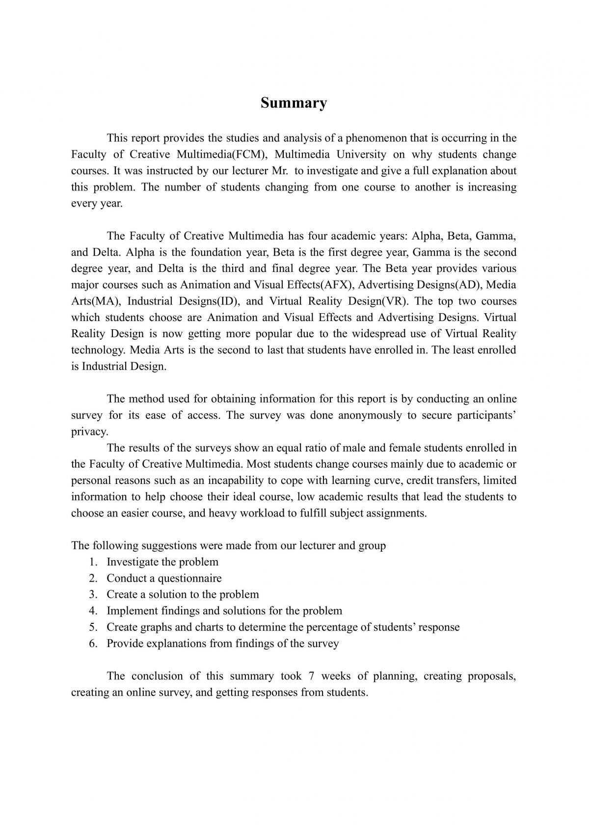 Workplace Communication Final Report - Page 1