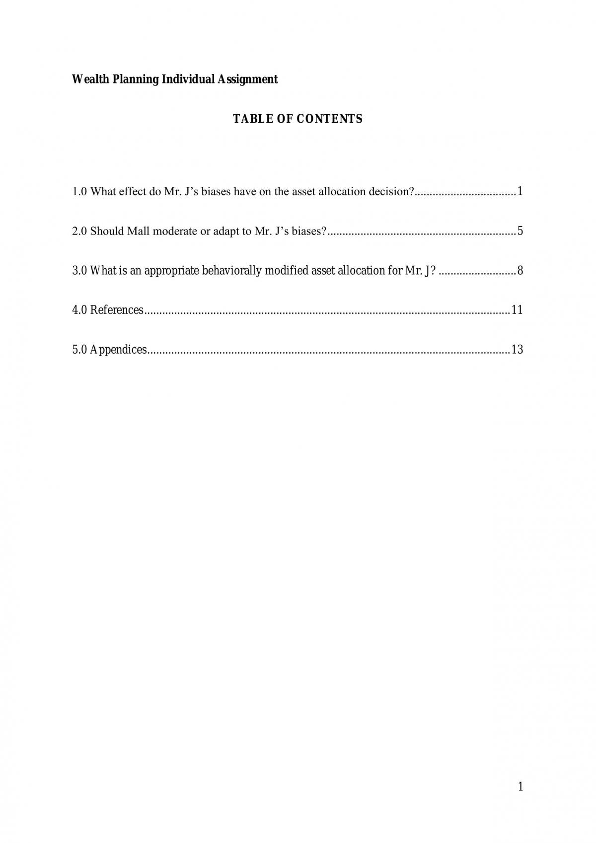 Project discuses Mr. J's biases - Page 1