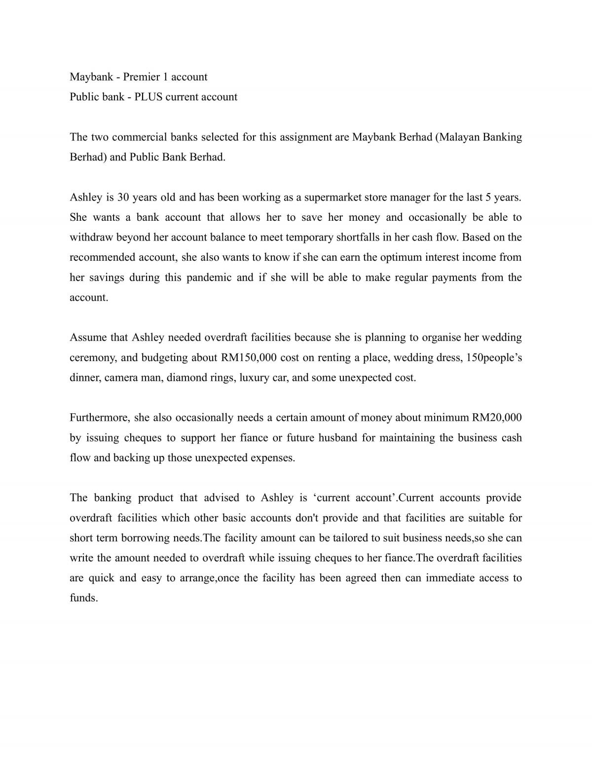 Case Study of Ashley - Page 1
