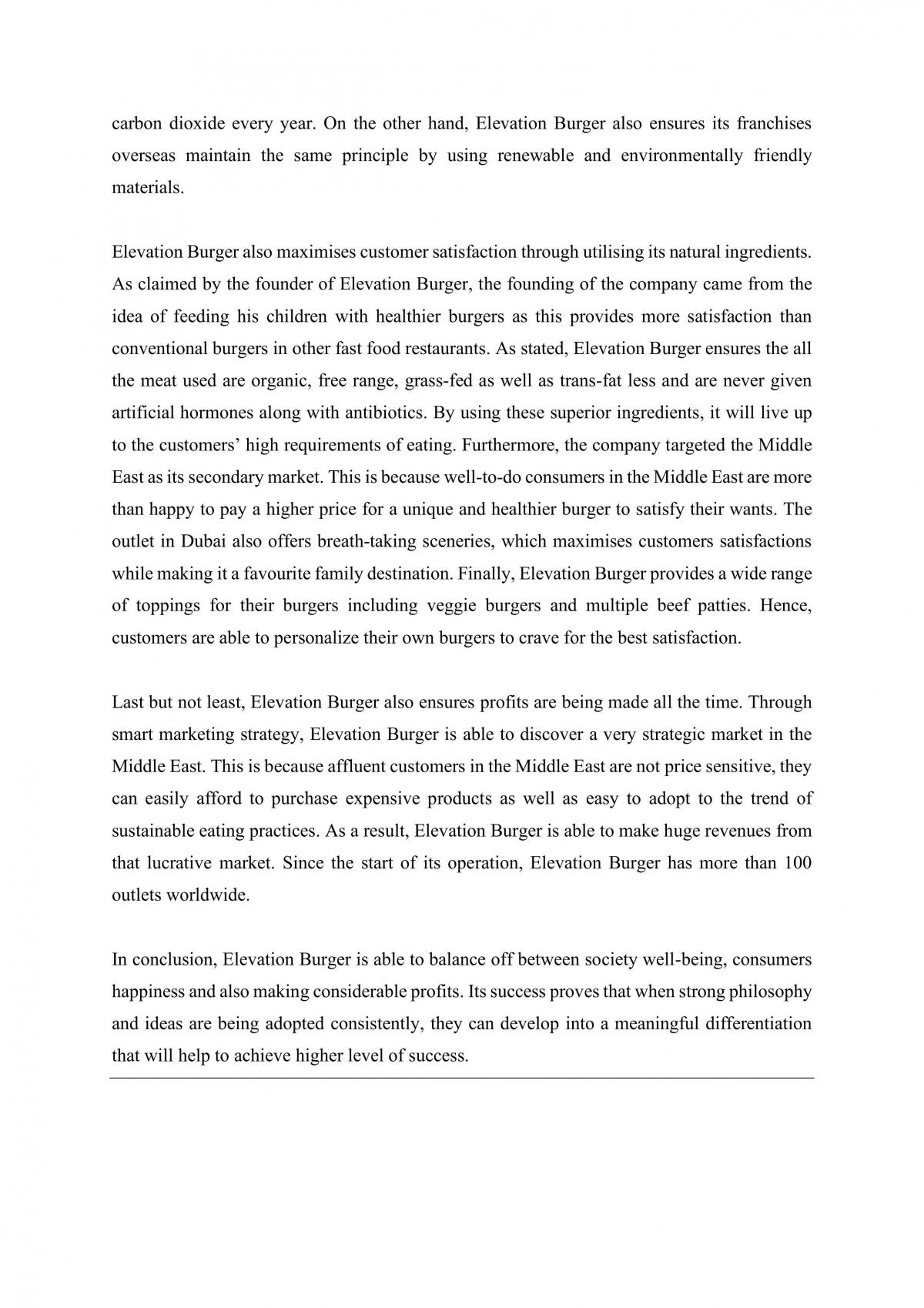 Case Study Discussing Elevation Burger - Page 2