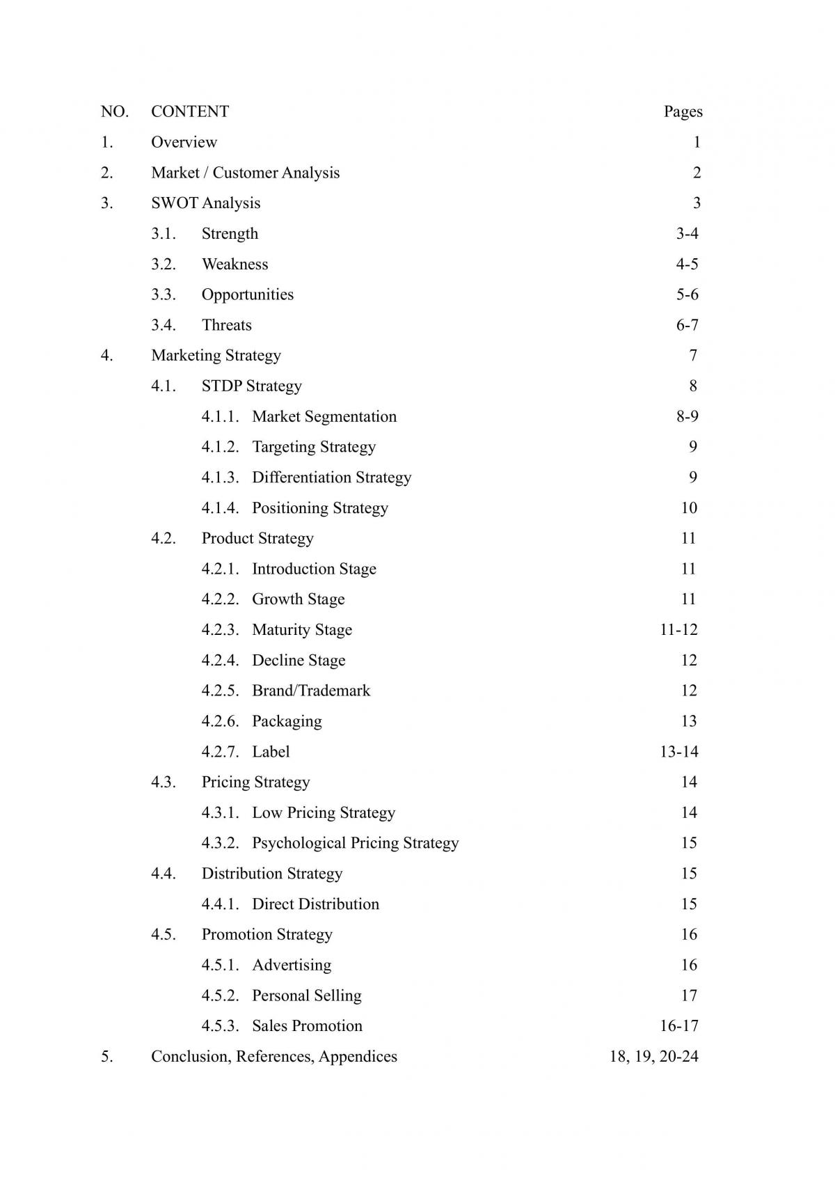 Project for Principles of Marketing - Page 1