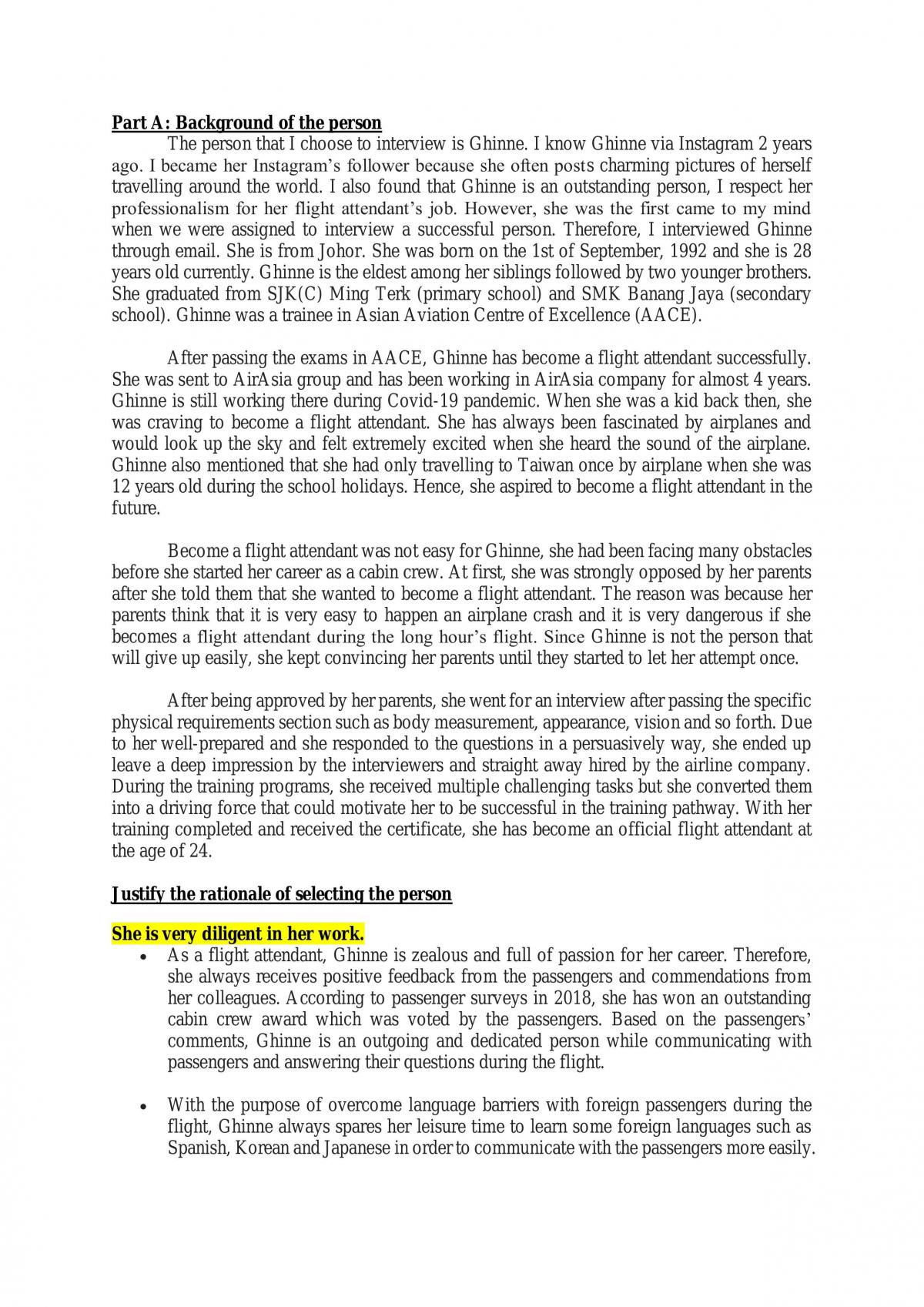 Interview successful individual - Page 1