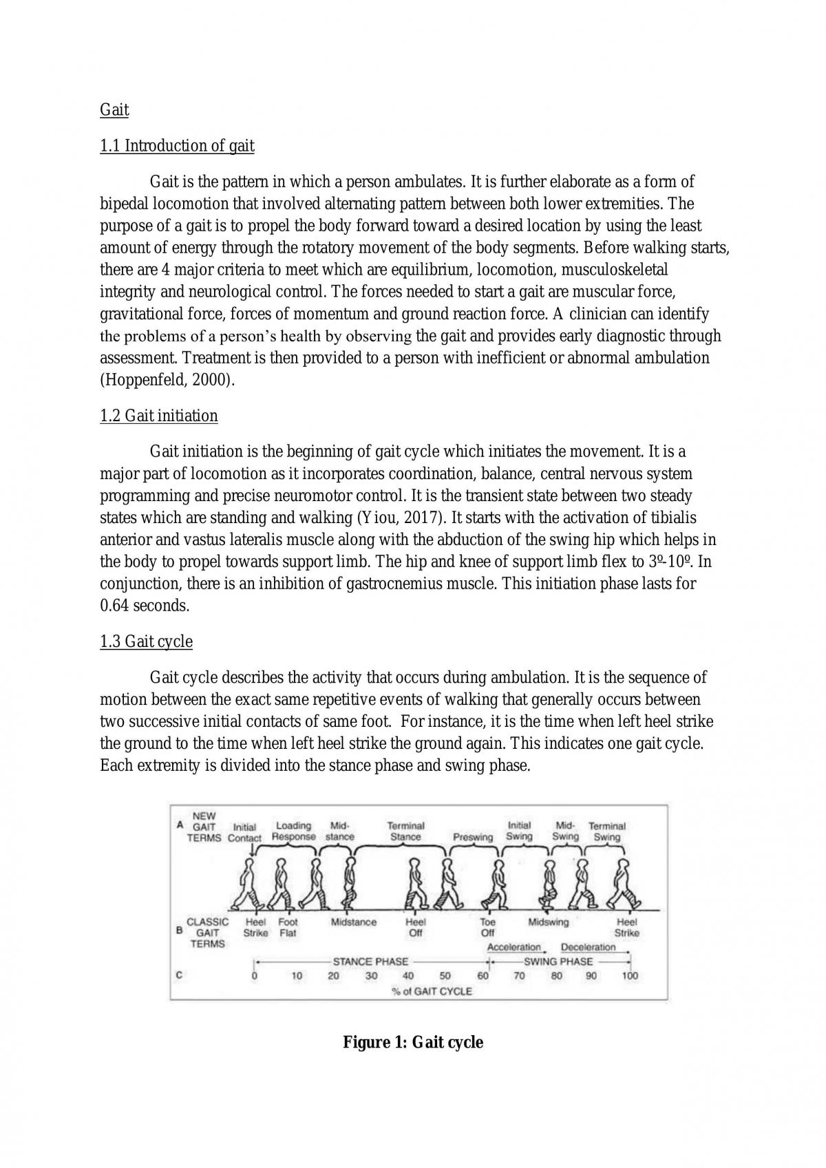 Study Discussing on Gait - Page 1
