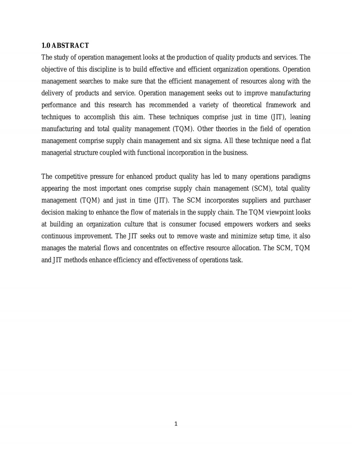 OM of Toyota - Page 1