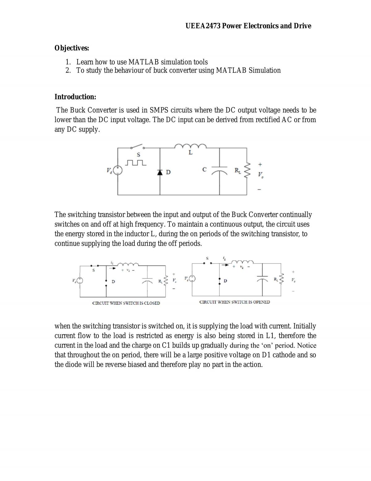 Buck Converter - Page 1