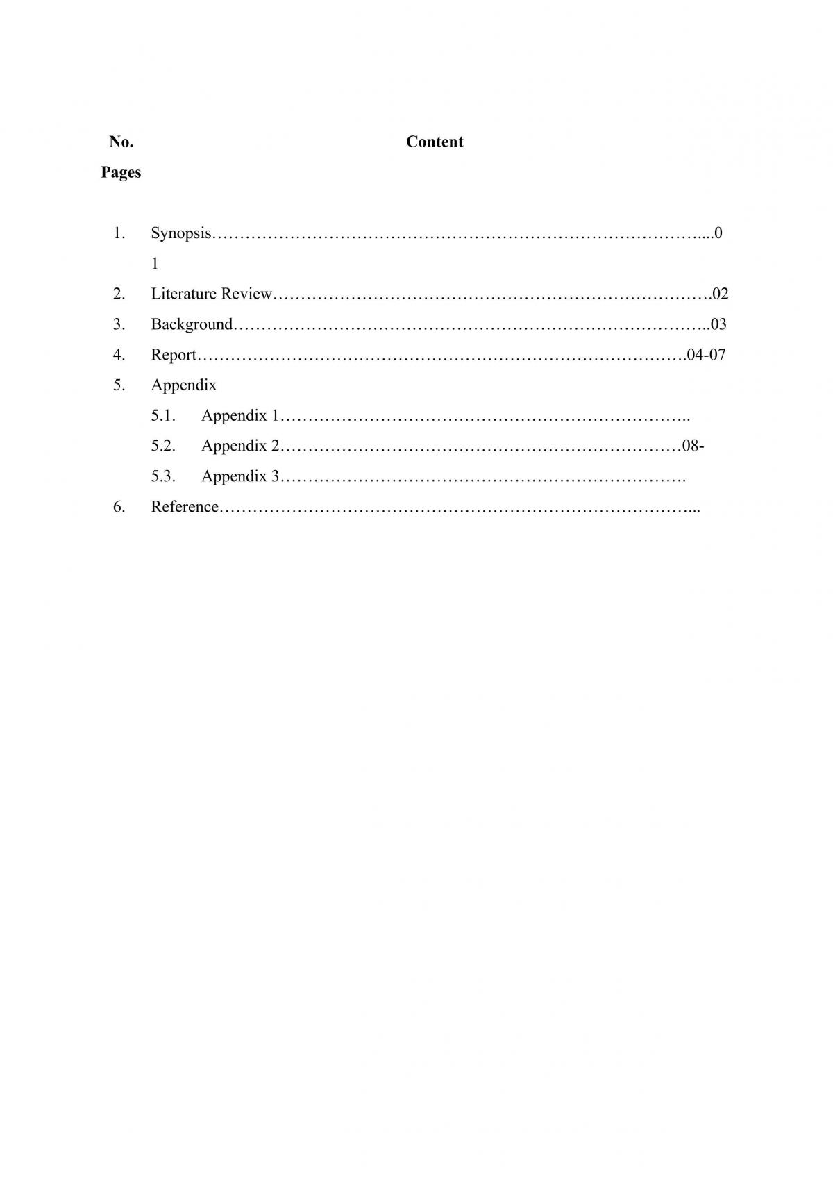 Project for Logistics Management - Page 1