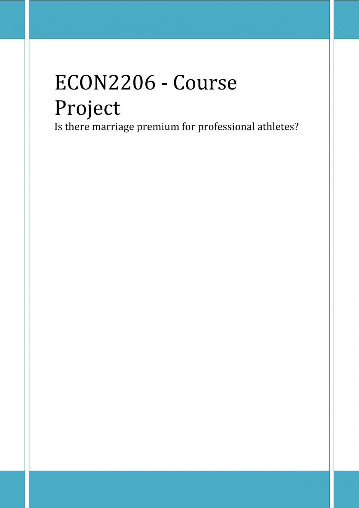ECON2206 Group Project  - Page 1