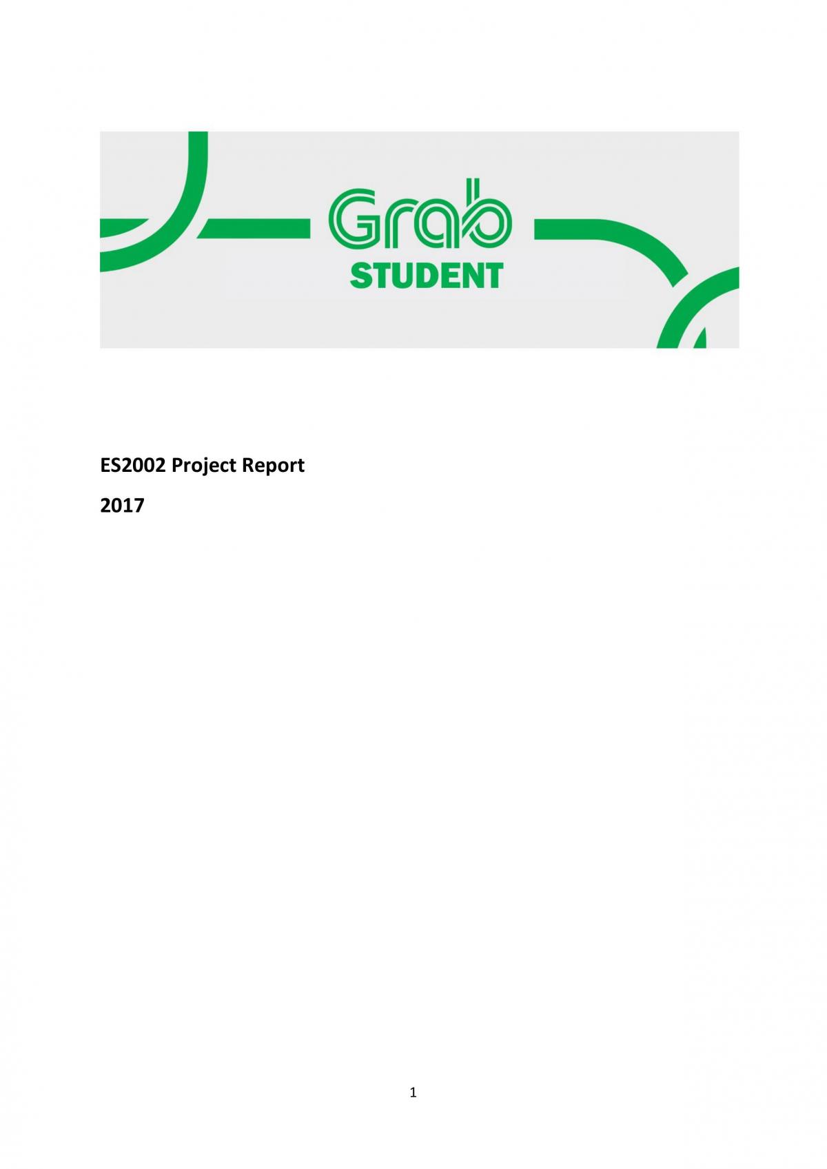 ES2002 Project Report - Page 1