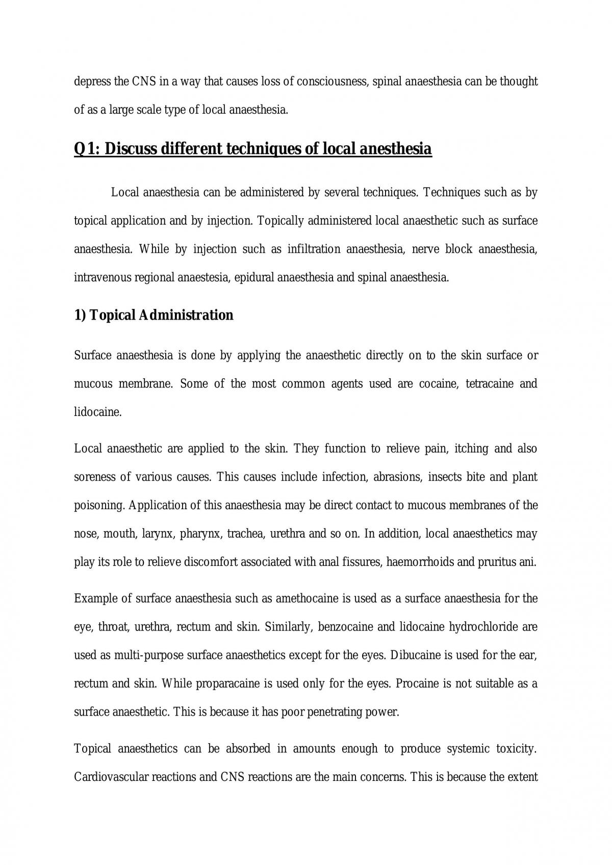 Local Anaesthetics - Page 2
