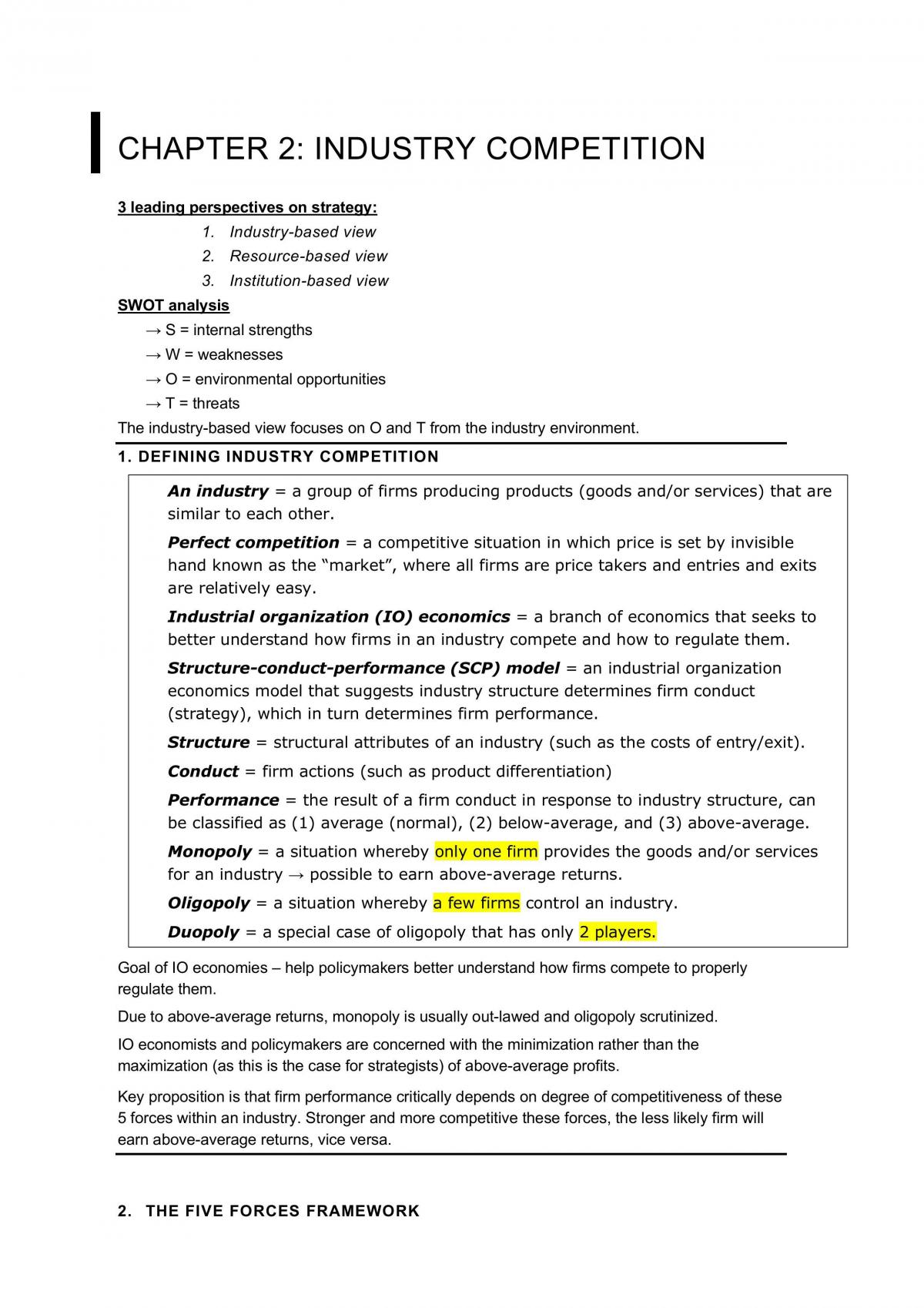 Study Guide for BSP3701 - Page 1