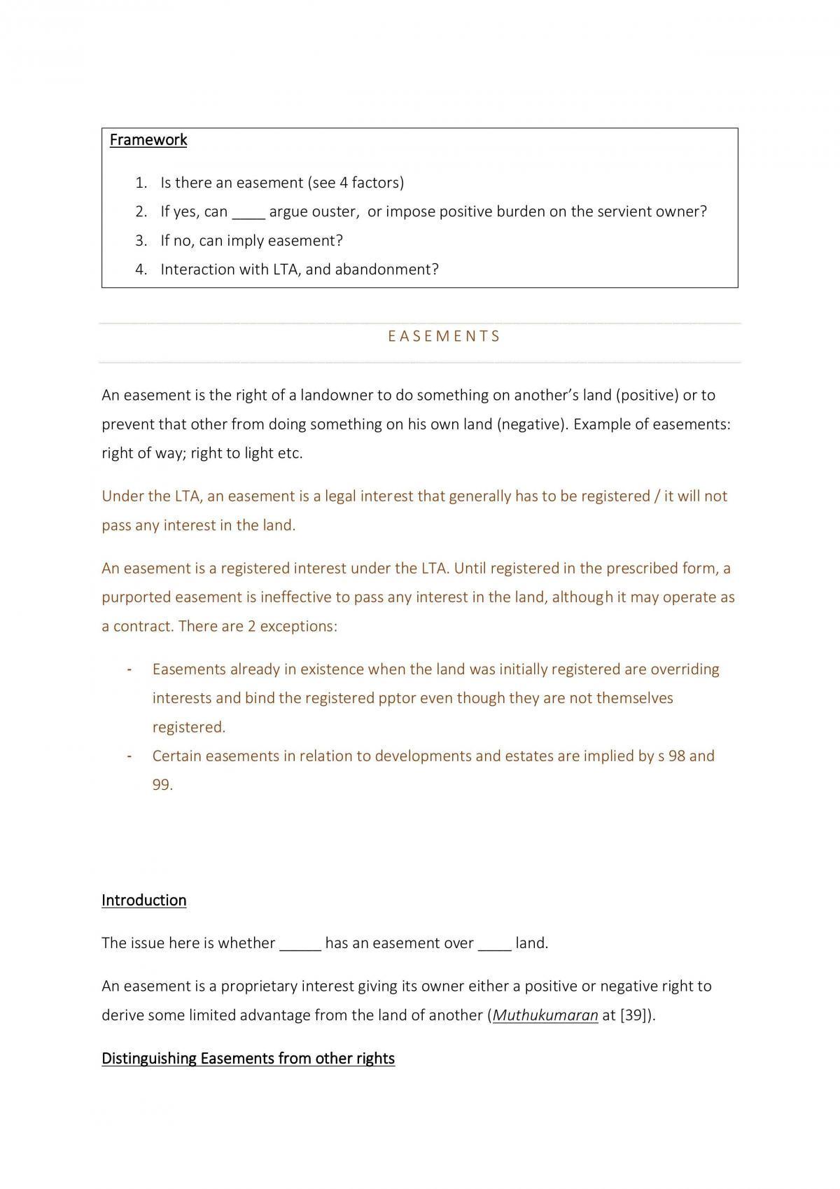 Property Law Notes  - Page 1