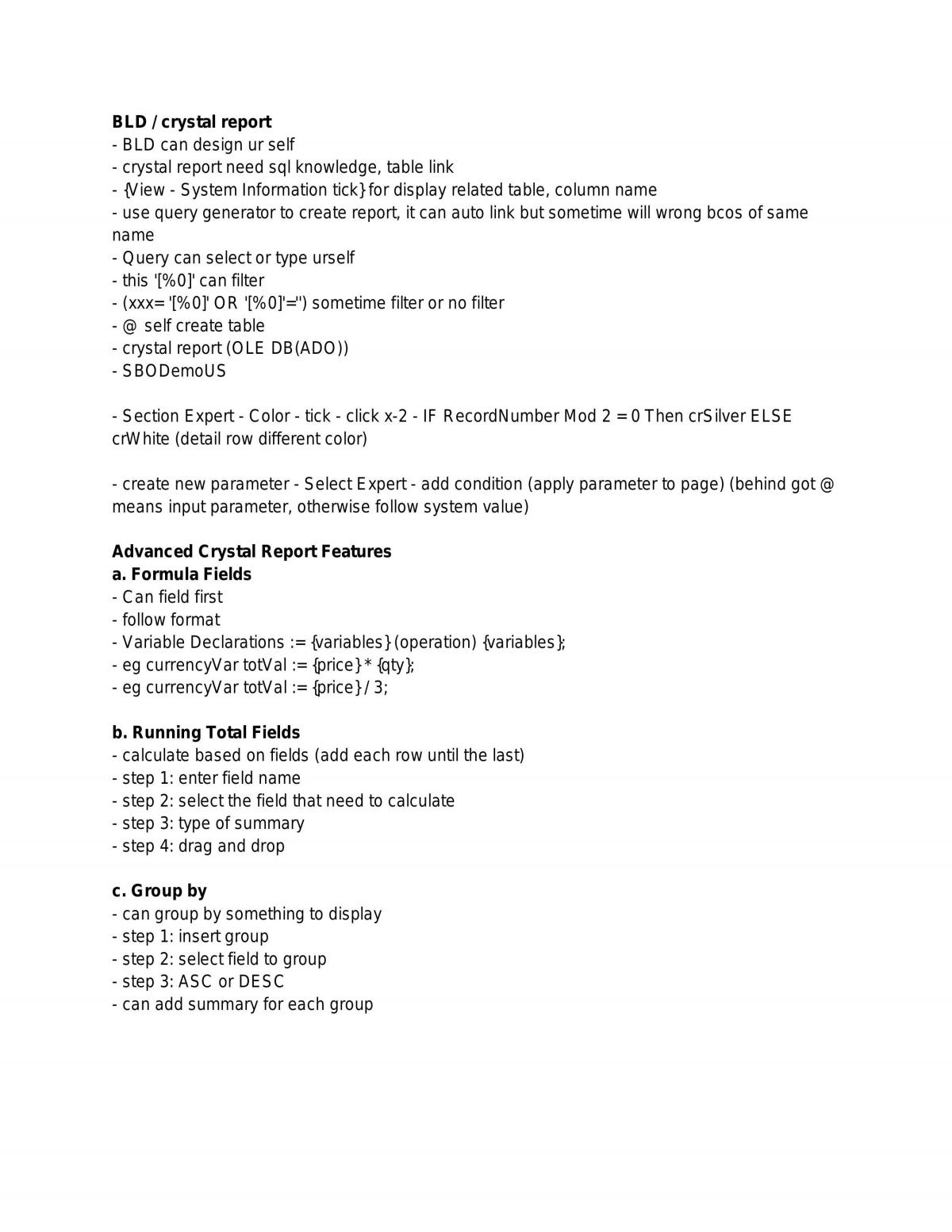 Information System Study Notes - Page 1