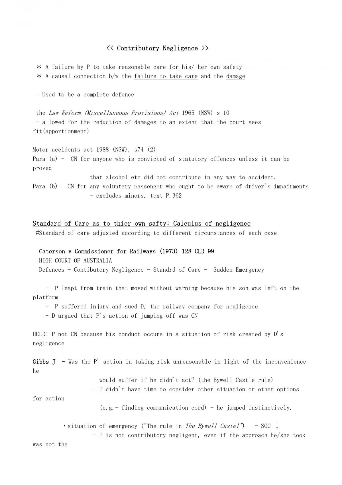 Defences Notes - Page 1