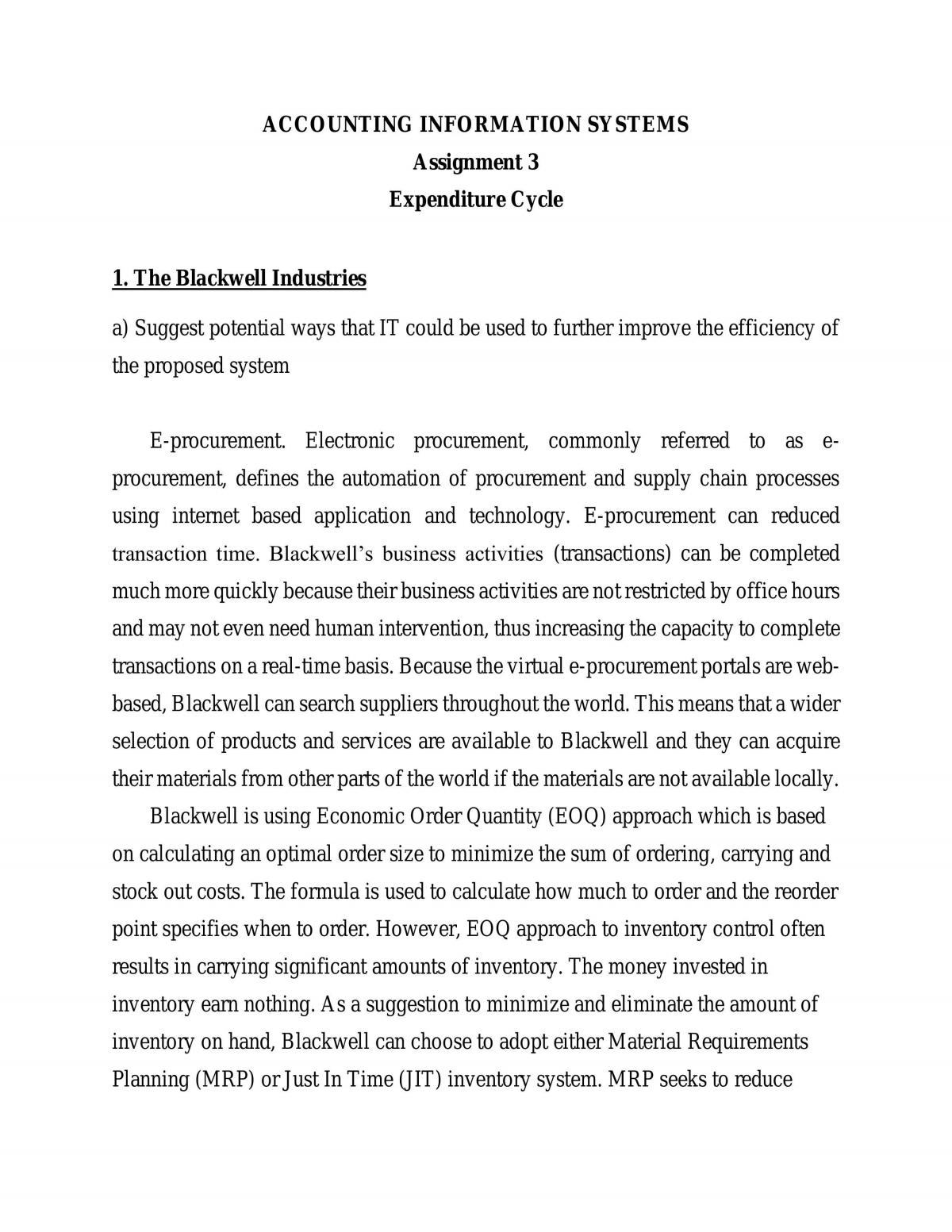 Expenditure Cycle - Page 1