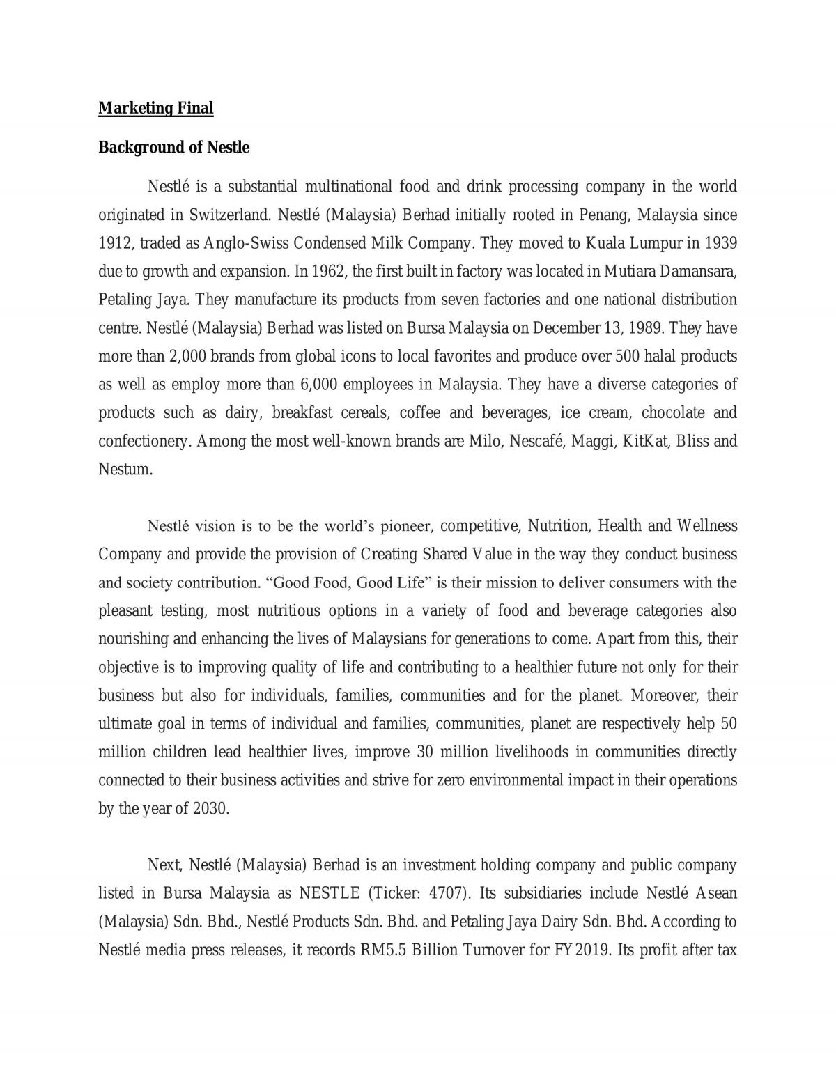 Nestle - Page 1
