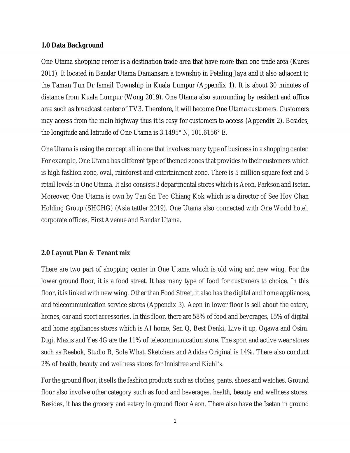 Retail location analysis - Page 1