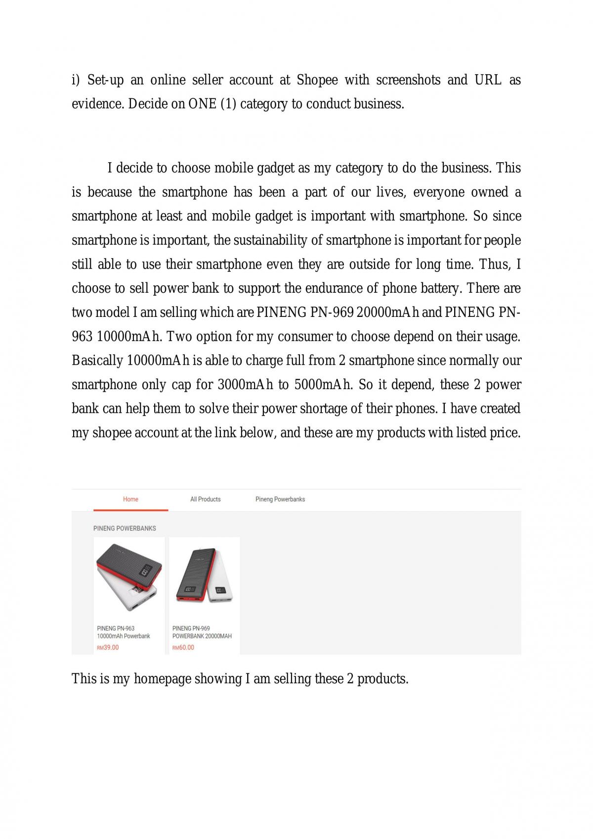 Setup online seller Shopee acount - Page 1