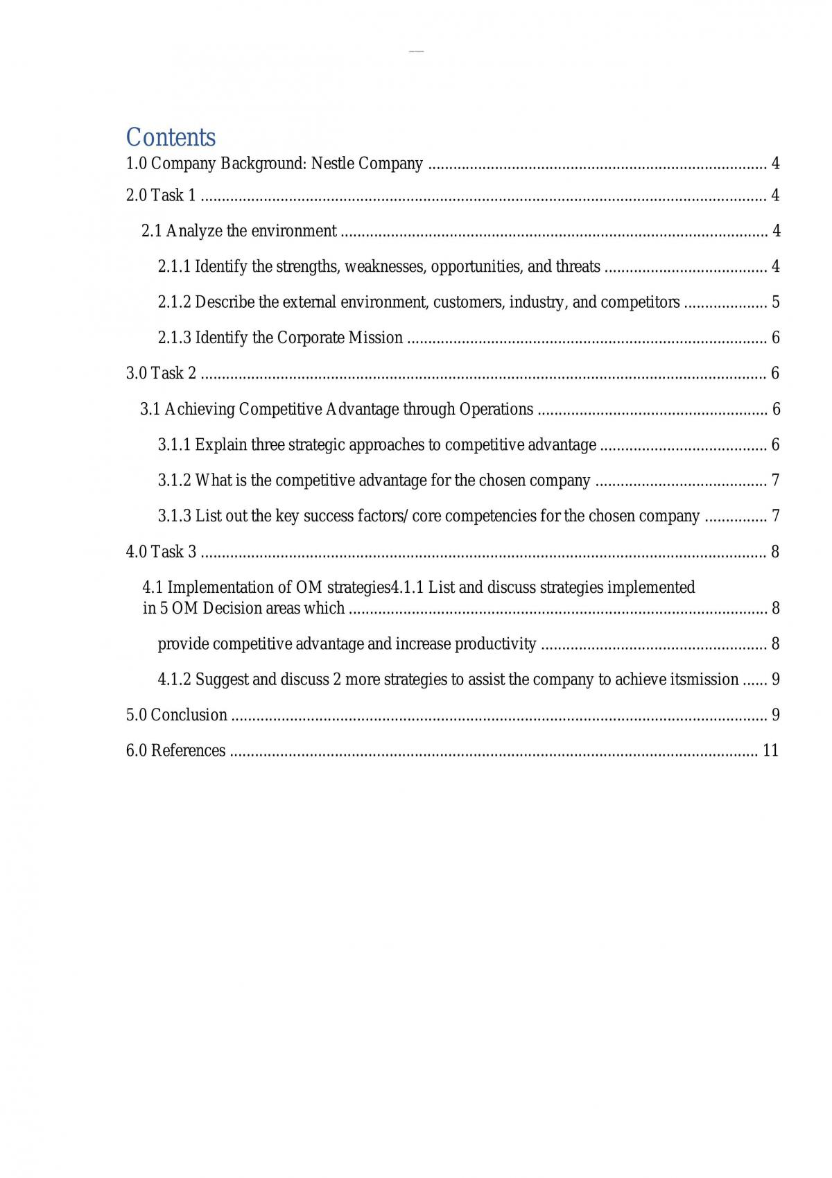 Nestle - Case Study  - Page 1
